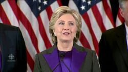 Clinton concedes in humble speech News Clip