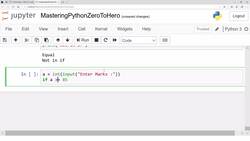 Data Science and Machine Learning (Theory and Projects) A to Z - Control Flow in Python: More on if Elif Else Python Conditions Instructional Video