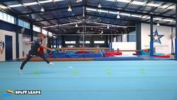 Elementary gymnastics - Misc - 6 split leaps Instructional Video