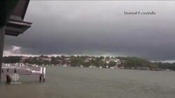 Aussie buddies narrowly escape lightning strike News Clip