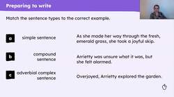 Writing a section of a narrative based on 'The Borrowers' (part 2) Instructional Video