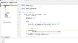 The Complete Java Developer Course: From Beginner to Master - More File I/O Instructional Video