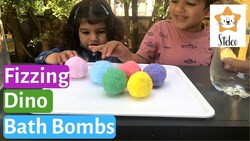 How to Make Hatching Egg Fizzing Dinosaur Bath Bombs Instructional Video