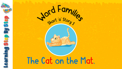 Learn to Read Short A CVC Words: at Word Family Instructional Video