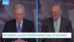 Mitch McConnell To Allow Split Power Senate To Move Forward News Clip
