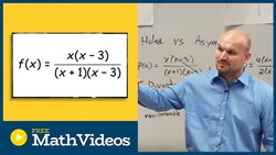 Holes vs asymptotes which one is it? Instructional Video