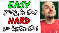 Easy to Hard Graph Logarithmic Functions Instructional Video