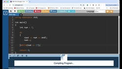 C++: Print Natural Numbers Instructional Video