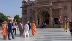 INDIA: British Prime Minister Boris Johnson begins his two-day visit to India. News Clip