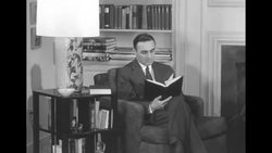 Newly elected Governor of Connecticut Abraham Ribicoff speaking to camera in Hartford, CT News Clip