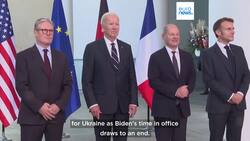 US President Biden meets with Scholz, Macron and Starmer in Berlin News Clip