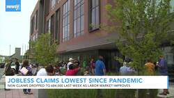 U.S. Sees Fewest Weekly Jobless Claims Since Start Of Pandemic News Clip