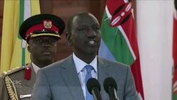 Kenya's president accuses organized criminals of hijacking tax protests News Clip
