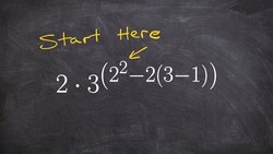 A Different Spin of Following the Order of Operations Instructional Video