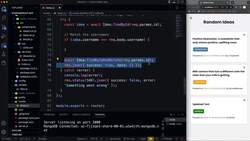 Modern JavaScript from the Beginning - Second Edition - Add Username Validation to Server Instructional Video