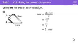 Calculating missing side lengths from the area of a trapezium Instructional Video