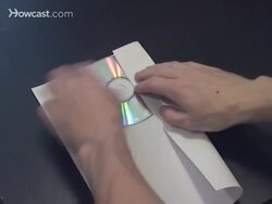 How to Make a CD or DVD Case Out of a Piece Of Paper Instructional Video