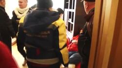 CLEAN : Aftermath of Georgian opposition party HQ raid, top opposition leader's arrest News Clip