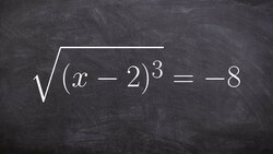 Taking Square of Both Sides to Solve a Radical Equation and Check Your Solutions Instructional Video