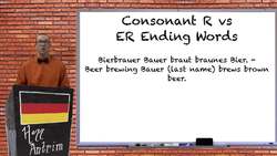 German Tongue Twister Pronunciation Practice - Beginner German with Herr Antrim Lesson #1.4 Instructional Video