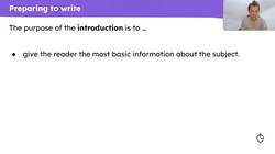 Writing the introduction of an explanation text about how bees make honey Instructional Video