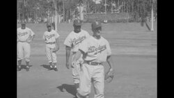 Brooklyn Dodgers at Spring training News Clip