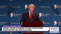Pence: Trump Is 'Wrong' To Say Election Could Be Overturned News Clip