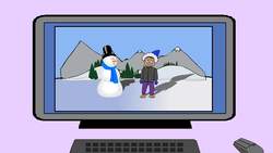 La meteo et les saisons: froid d'hiver, neige, se vetir convenablement Instructional Video