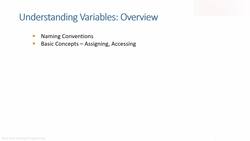 Bash Shell Scripting - Overview - Understanding Variables Instructional Video