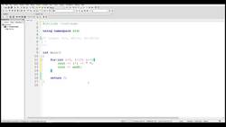 Fundamentals of Object-Oriented Programming - C++ - Loops - FOR Instructional Video