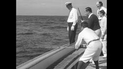 Golfer Gene Sarazen catches grouper on pro golfer fishing trip News Clip