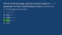 AWS Certified Solutions Architect Associate (SAA-C02) Exam Prep Course - Sample Questions "Resilient Architectures" Instructional Video