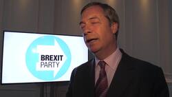Nigel Farage addresses Brexit Party rally in Willenhall News Clip
