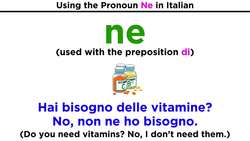 The Pronoun Ne in Italian Instructional Video