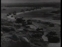 The Battle of Tunisia, Erwin Johannes Eugen Rommel, Dwight David Eisenhower, Bernard Montgomery, 1940s Stock Footage