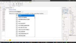 Power BI Masterclass 8 - Python, Finance, and Advanced DAX - Learning DAX - Table Functions Instructional Video