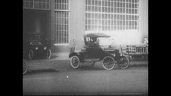 One Thousand Autombiles Manufactured Per Day in American Factory Stock Footage