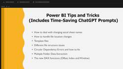 Power BI Tips and Tricks (Includes Time-Saving ChatGPT Prompts) - Power BI Best Project Tips and Tricks Introduction Instructional Video