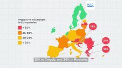 Is smoking immune to New Year's resolutions? These EU countries have the highest smoking rates News Clip