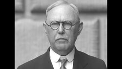 During Great Depression, Chairman of Federal Home Loan Bank Board William Francis Stevenson speaks to camera about new home loan law News Clip