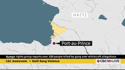 Haiti gang massacres at least 110 people, rights group says News Clip