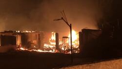 Wildfire east of Los Angeles destroys homes Instructional Video