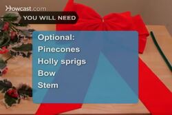 How To Make a Christmas Wreath Instructional Video