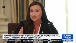 Florida Attorney General Ashley Moody is chosen to fill Marco Rubio's open Senate seat News Clip