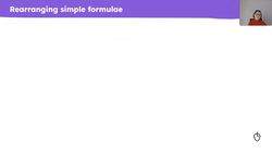 Checking and securing understanding of changing the subject Instructional Video