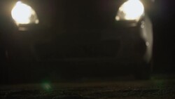 Angry criminal with baseball bat standing in front of car, illegal seizure crime Stock Footage