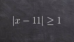 How to solve and graph an absolute value inequality by converting to a compound inequality Instructional Video