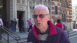Crowds gather outside of Westminster Cathedral following election of Pope Leo XIV News Clip