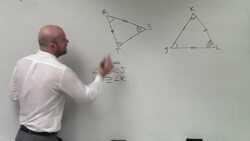 How To Write the Congruent Parts of a Triangle - Congruent Triangles Instructional Video