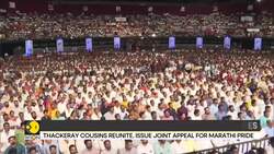 India: Thackeray cousins reunite, issue joint appeal for Marathi pride News Clip